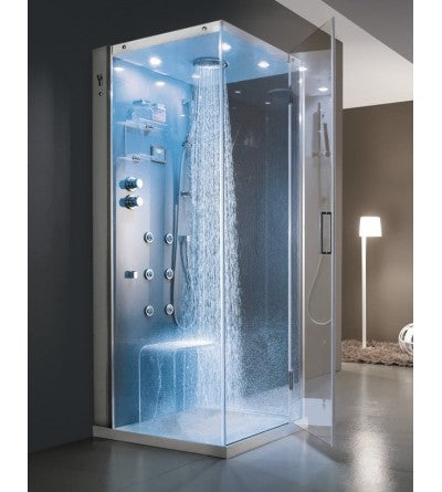 Multifunktionsdusche: eine super ausgestattete Dusche