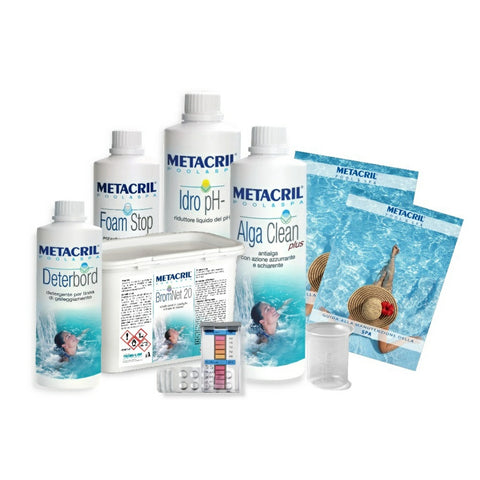 METACRIL - Kit Brom Spa - Pflege und Reinigung mit Brom | Produkt Pools, Spa