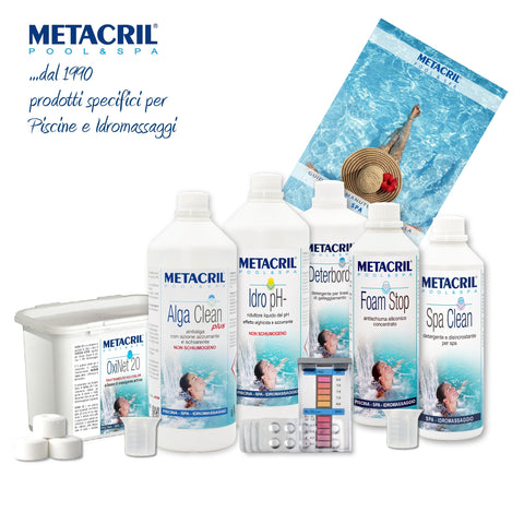 METACRIL - Kit Oxi Spa - Pflege und Reinigung mit Sauerstoff | Produkt pools. spa.