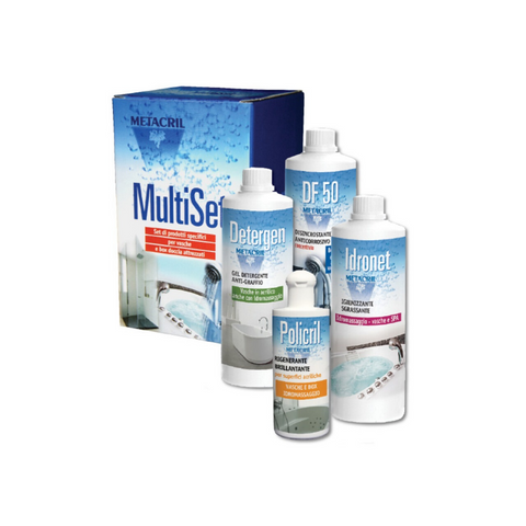 METACRIL - Multi Set Idro - Whirlpool-Pflege | Whirlpool-Reinigungsmittel