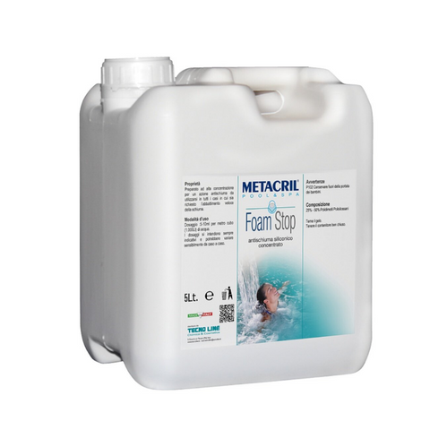 METACRIL - Foam Stop - Antischaum-Konzentrat 5 lt | Pools, Whirlpools, Spas Produkt